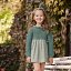 Vestido punto y tela flores  Juliana 